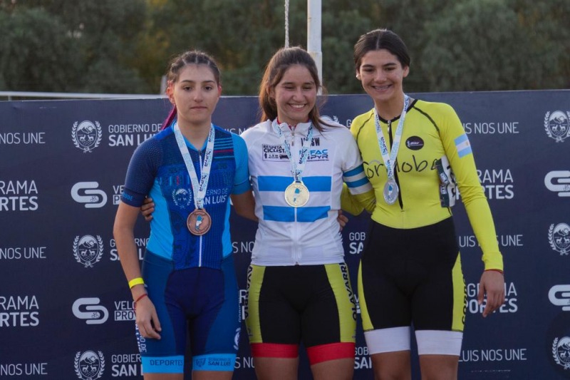 Charo Posse se consagr doble campeona argentina de ciclismo